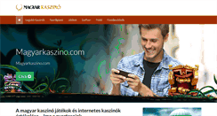 Desktop Screenshot of magyarkaszino.com
