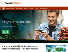Tablet Screenshot of magyarkaszino.com